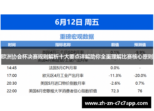 欧洲协会杯决赛规则解析十大要点详解助你全面理解比赛核心原则